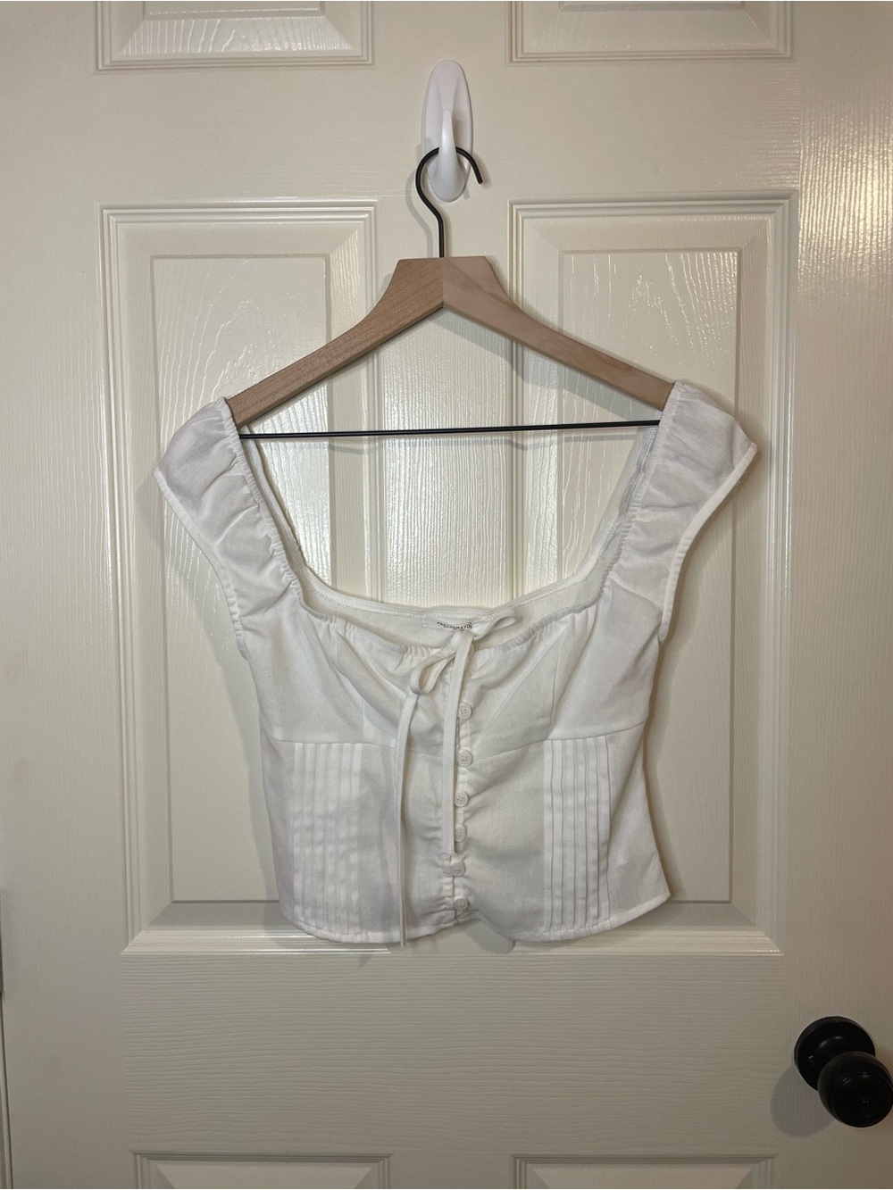 Peppermayo Xanthe Bustier Top in Ivory Mist Size 2 NWT - Picture 4 of 12
